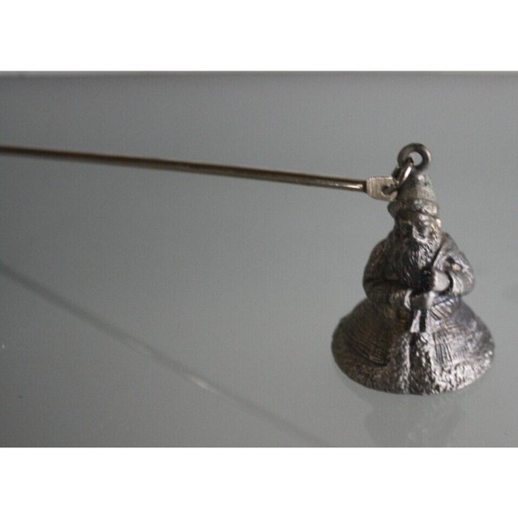 Old World santa 10 Inch Pewter Candle Snuffer Candle Extinguisher Candle Douter - Picture 7 of 7